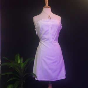 SOLD Strapless White Dress